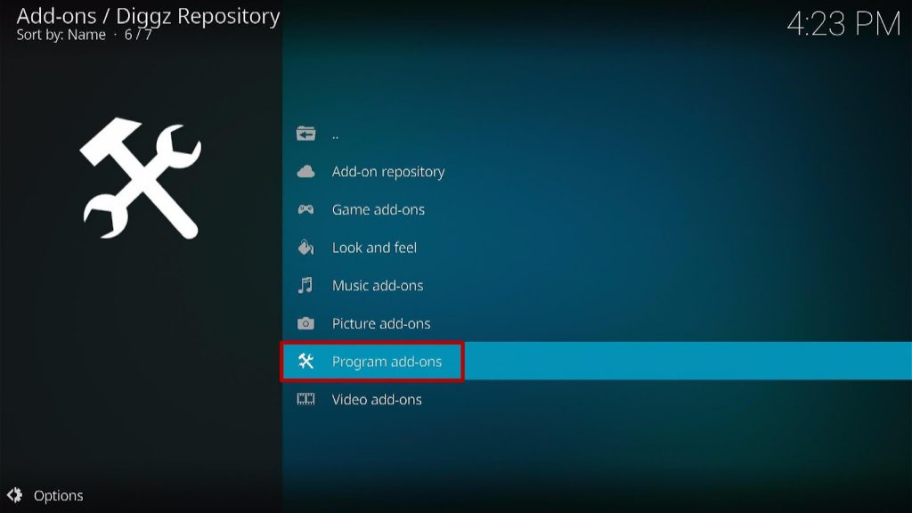Install Diggz Xenon Build On Kodi 19.5 Matrix Step 17