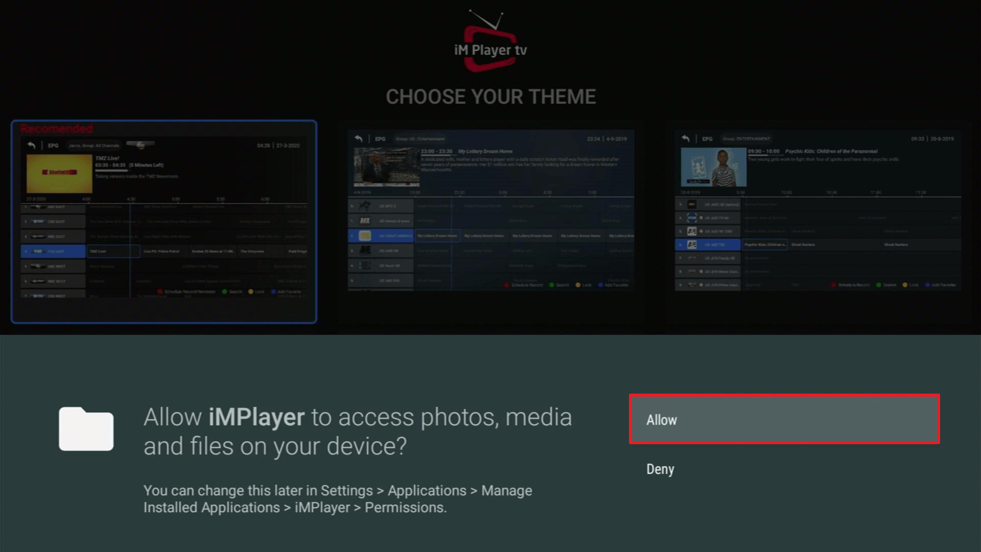 Install iMPlayer3