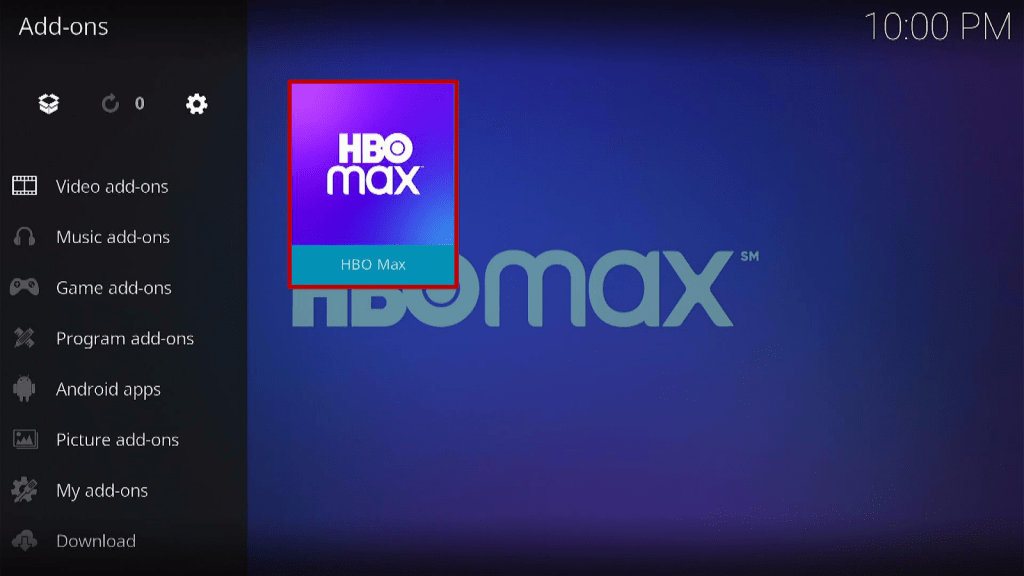 Step 23 How To Install HBO MAX Kodi Addon