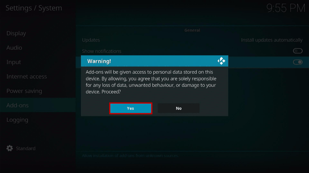 Step 3 How To Install HBO MAX Kodi Addon