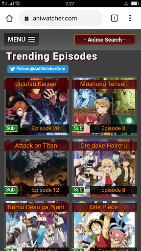 How to stream AniWatcher on Android 3