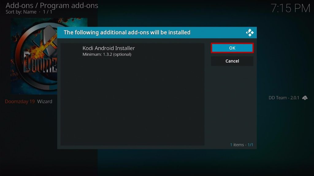 Install BK19 Kodi Build 21