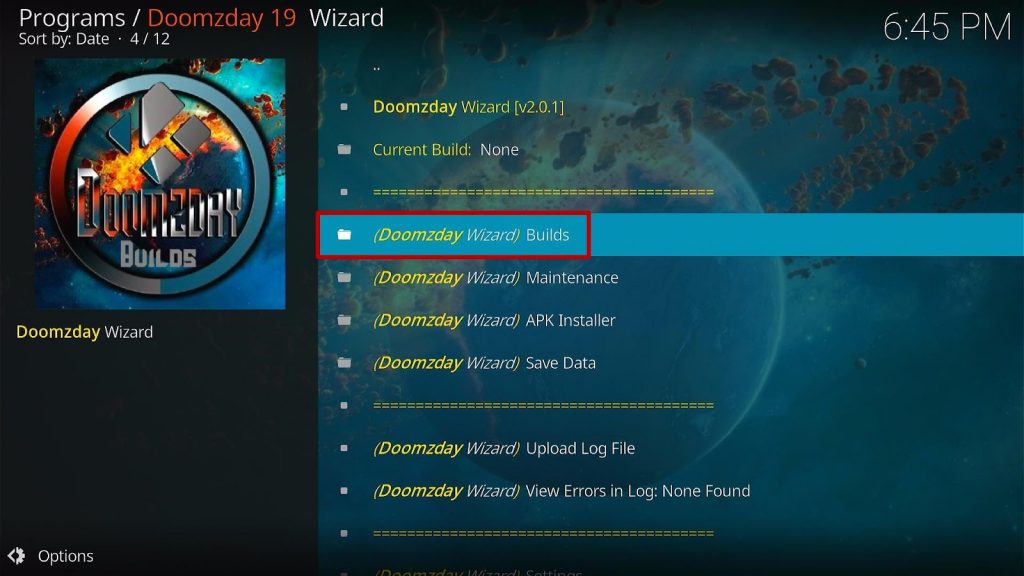 Install BK19 Kodi Build 27