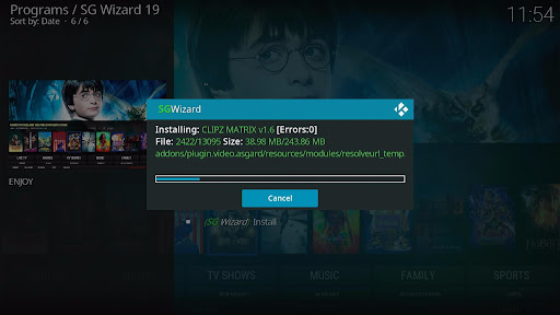 Install Clipz Build on Kodi 19.3 Matrix 25