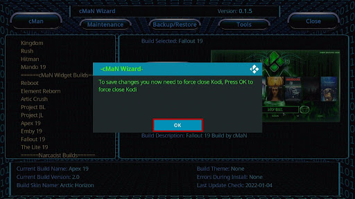 Install Fallout19 Kodi Build 31