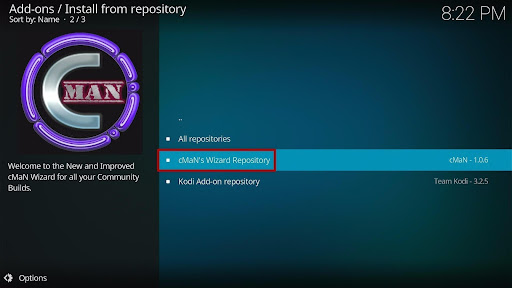 Install Mando 19 Kodi Build 17