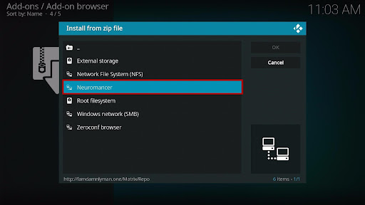 Install Neuromancer Kodi Build 13