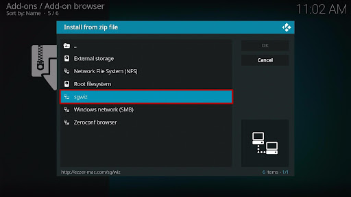 Install SPK Kodi Build 13
