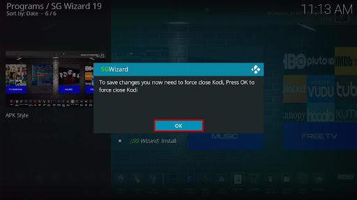 Install SPK Kodi Build 26