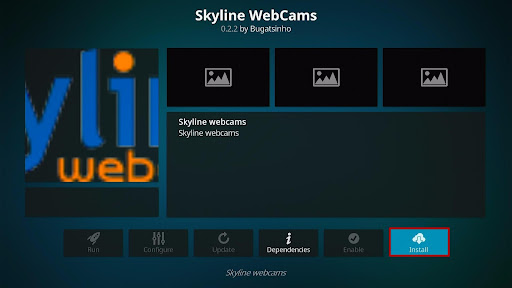 Install Skyline WebCams Kodi Addon 19