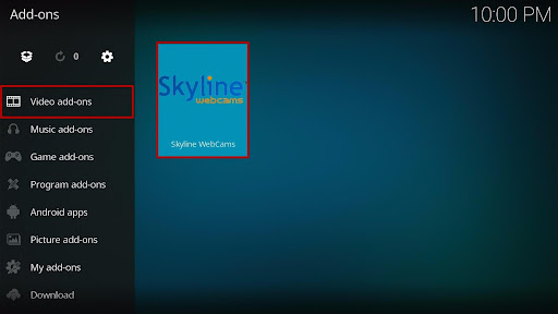 Install Skyline WebCams Kodi Addon 23
