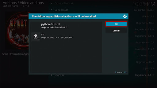 Install SportHD Addon on Kodi 20