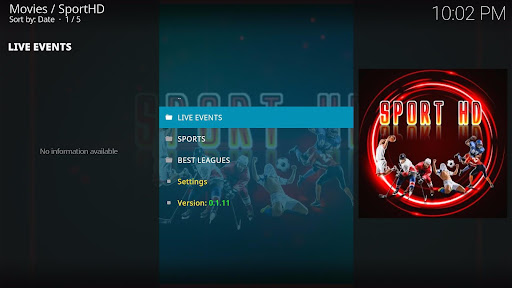 Install SportHD Addon on Kodi 24