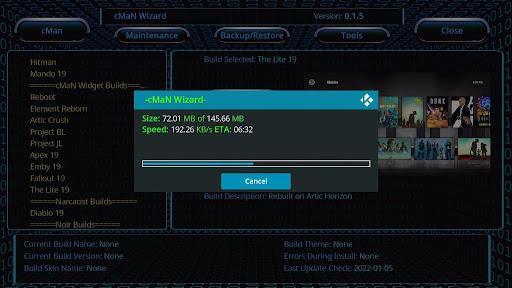 Install The Lite 19 Kodi Build 30
