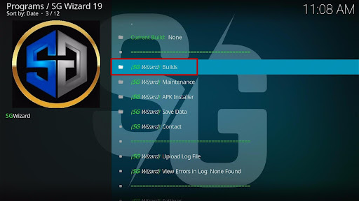 Install Zapier Matrix Kodi Build 19