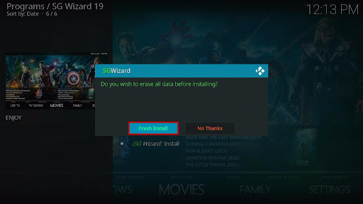 Install Zapier Matrix Kodi Build 24