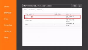 downgrade kodi