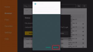 downgrade kodi