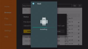 downgrade kodi