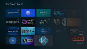 downgrade kodi