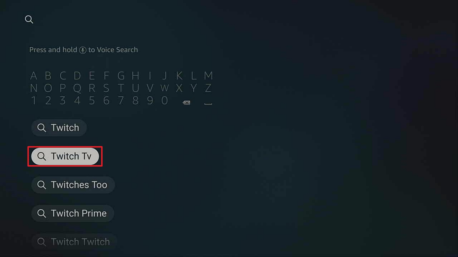 Step 2 Install Twitch TV App on Firestick