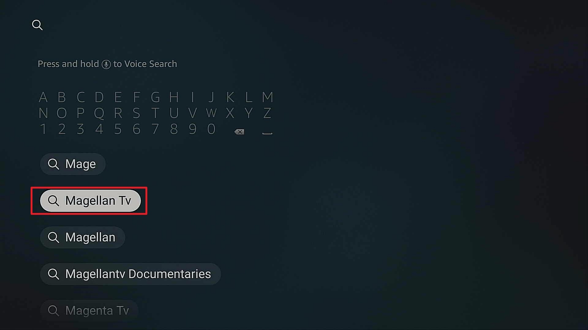 Step 2 Install Magellan TV App On Firestick