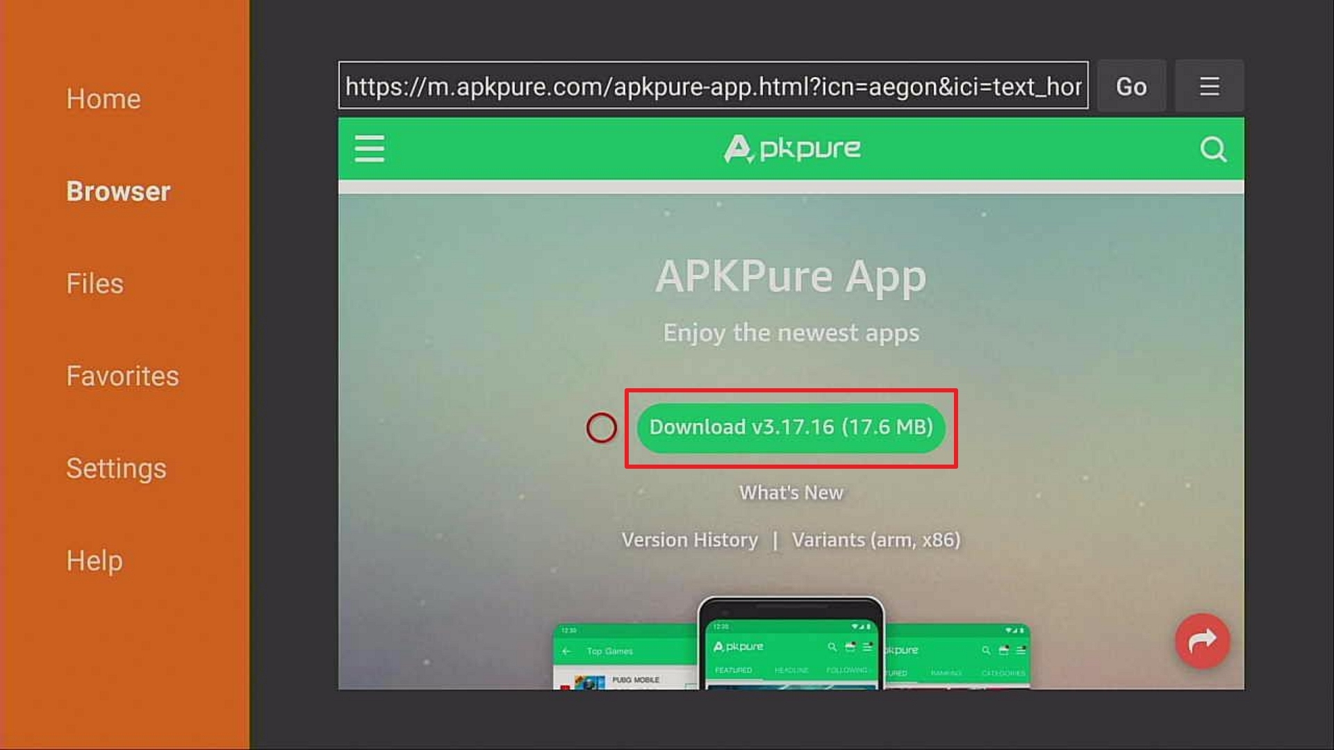 Step 14 Install APKPure Premium On Firestick