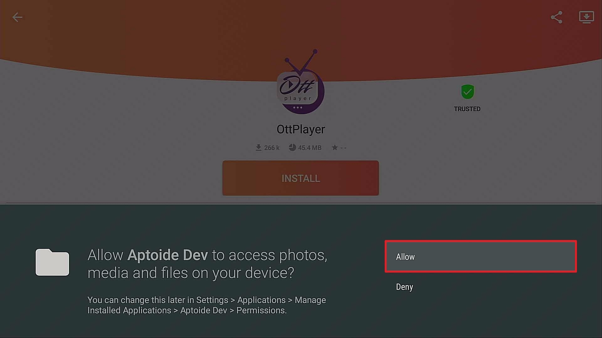 Step 20 Install OttPlayer App on Firestick