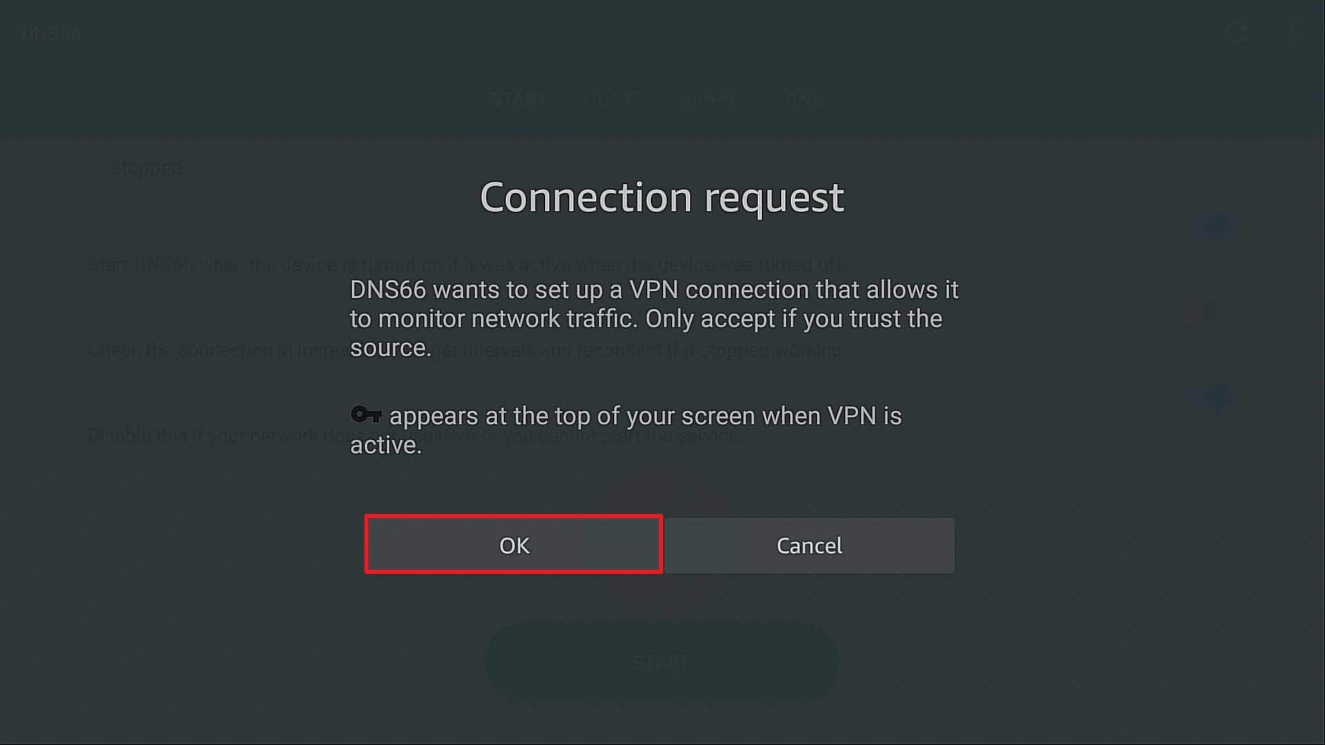 Step 17 Install DNS66 on Firestick
