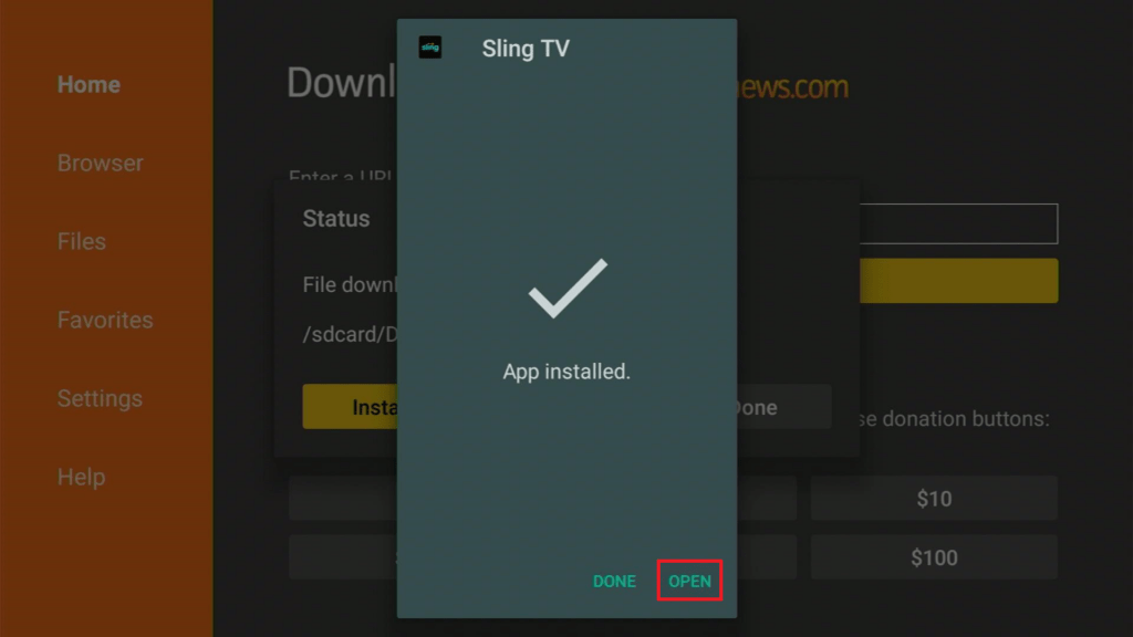 Install Sling TV on Firestick 15