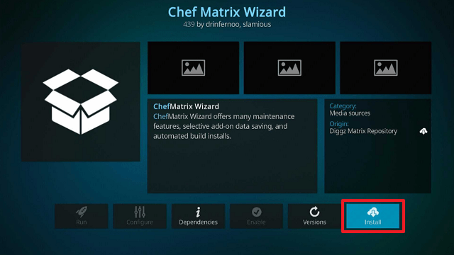Install Diggz Xenon Build On Kodi 19.5 Matrix step 19