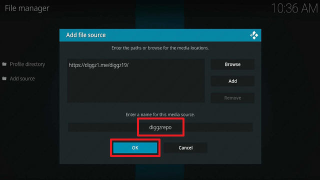 Install Diggz Xenon Build On Kodi 19.5 Matrix step 9