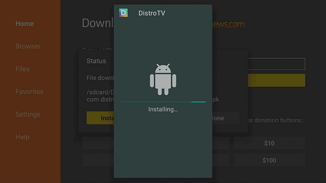 Step 17 Install Distro TV App on Firestick