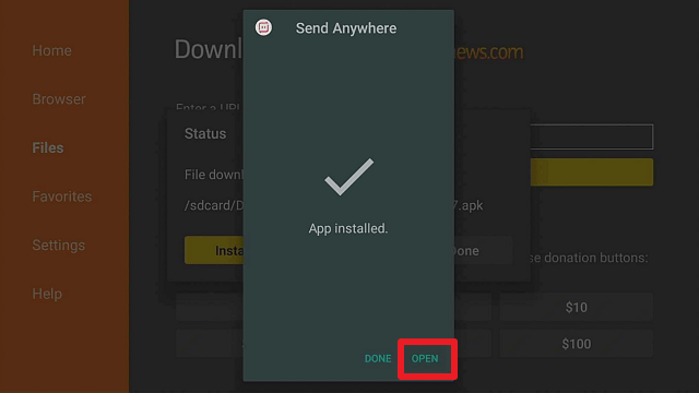 Step 18 Install Send Anywhere on Firestick