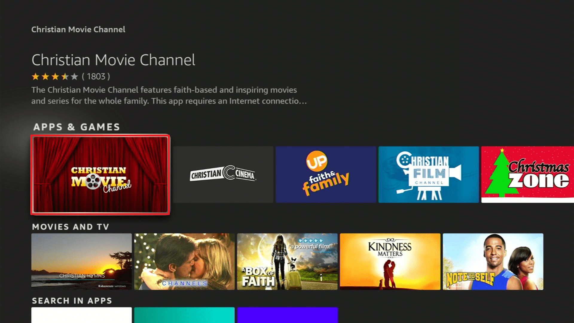 Install Christian Movie Channel 2