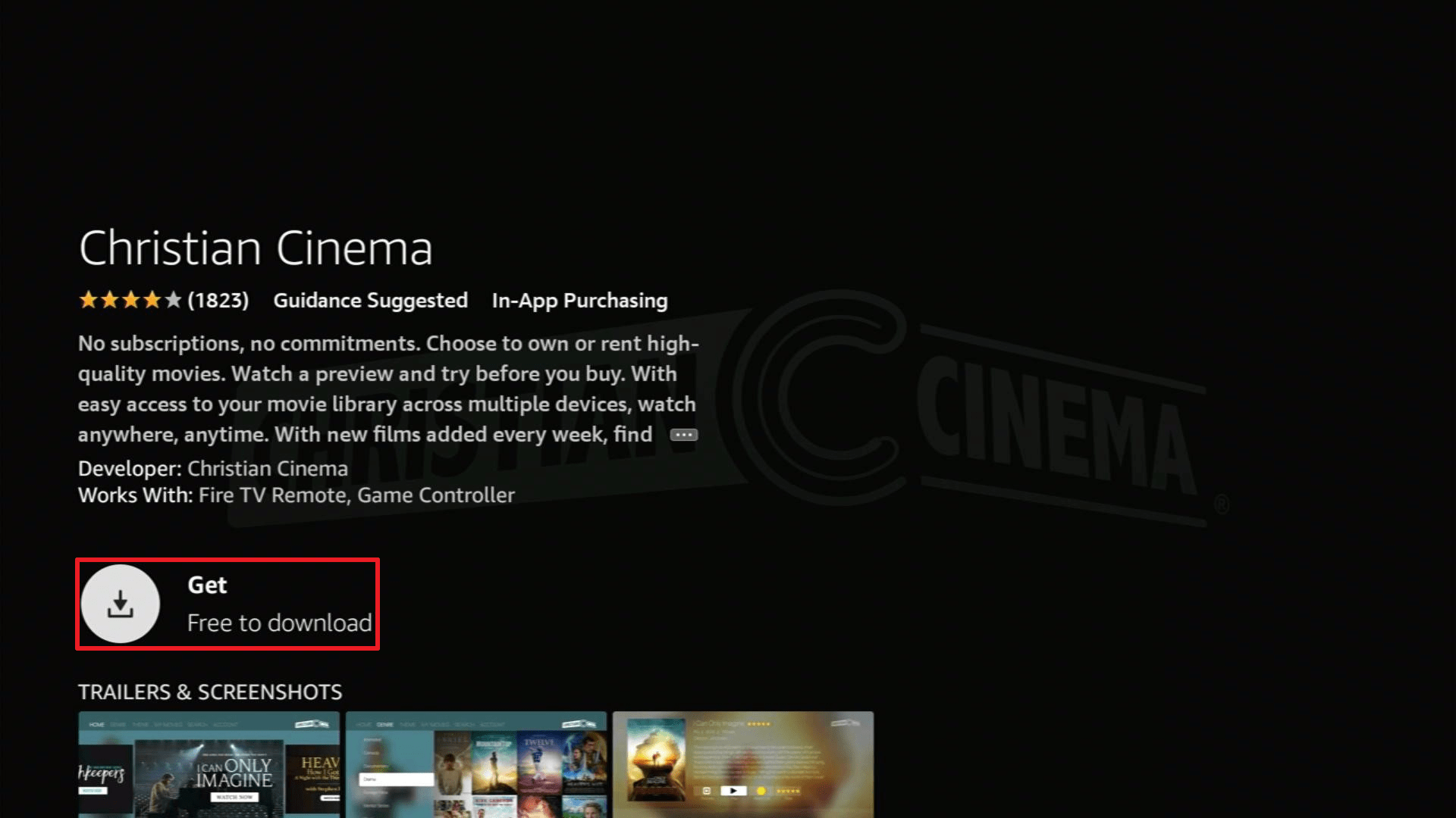 Install Christian Cinema2