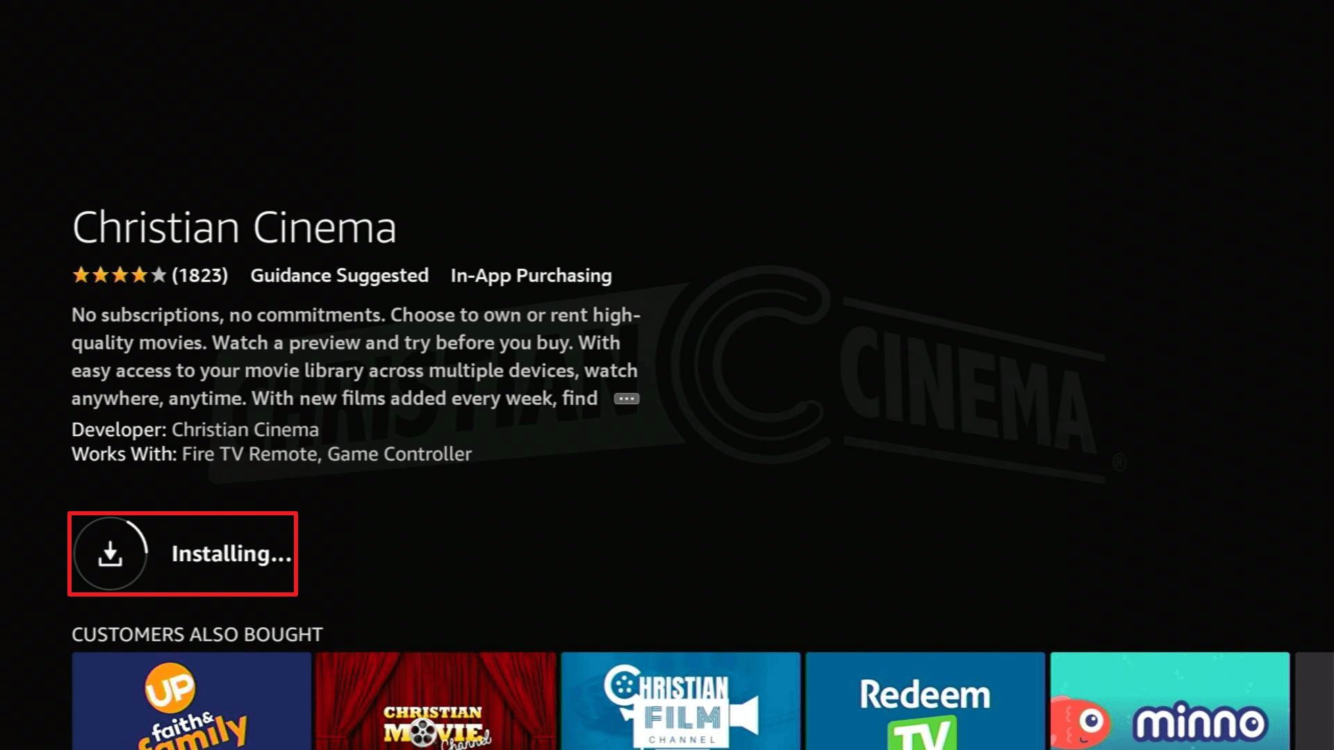 Install Christian Cinema3