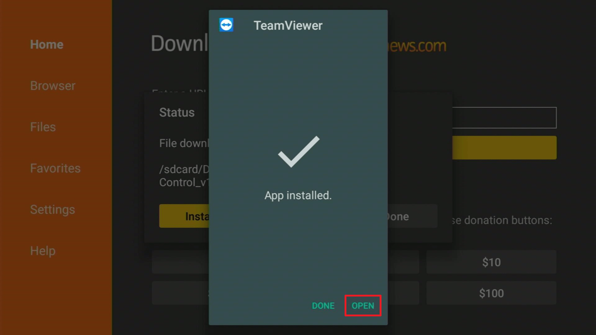  Install TeamViewer2