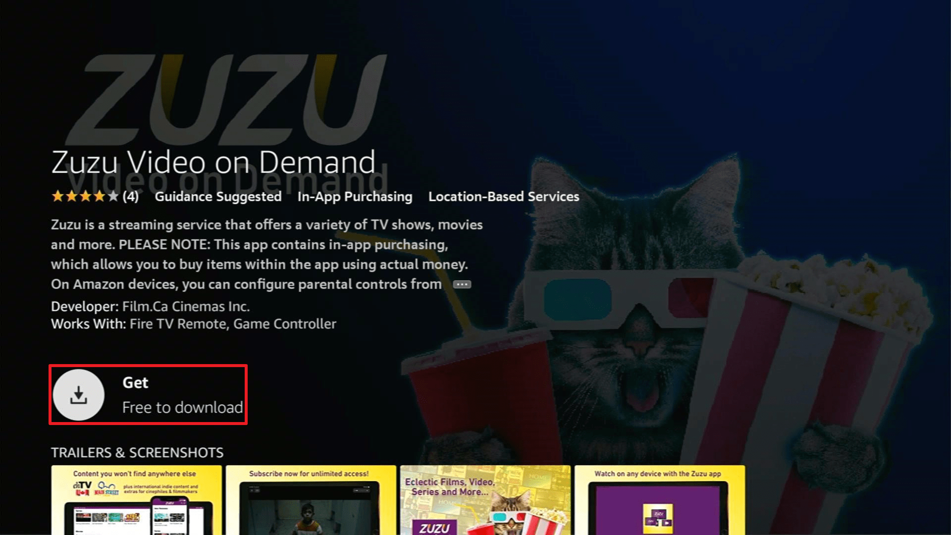 Install Zuzu Video Demand