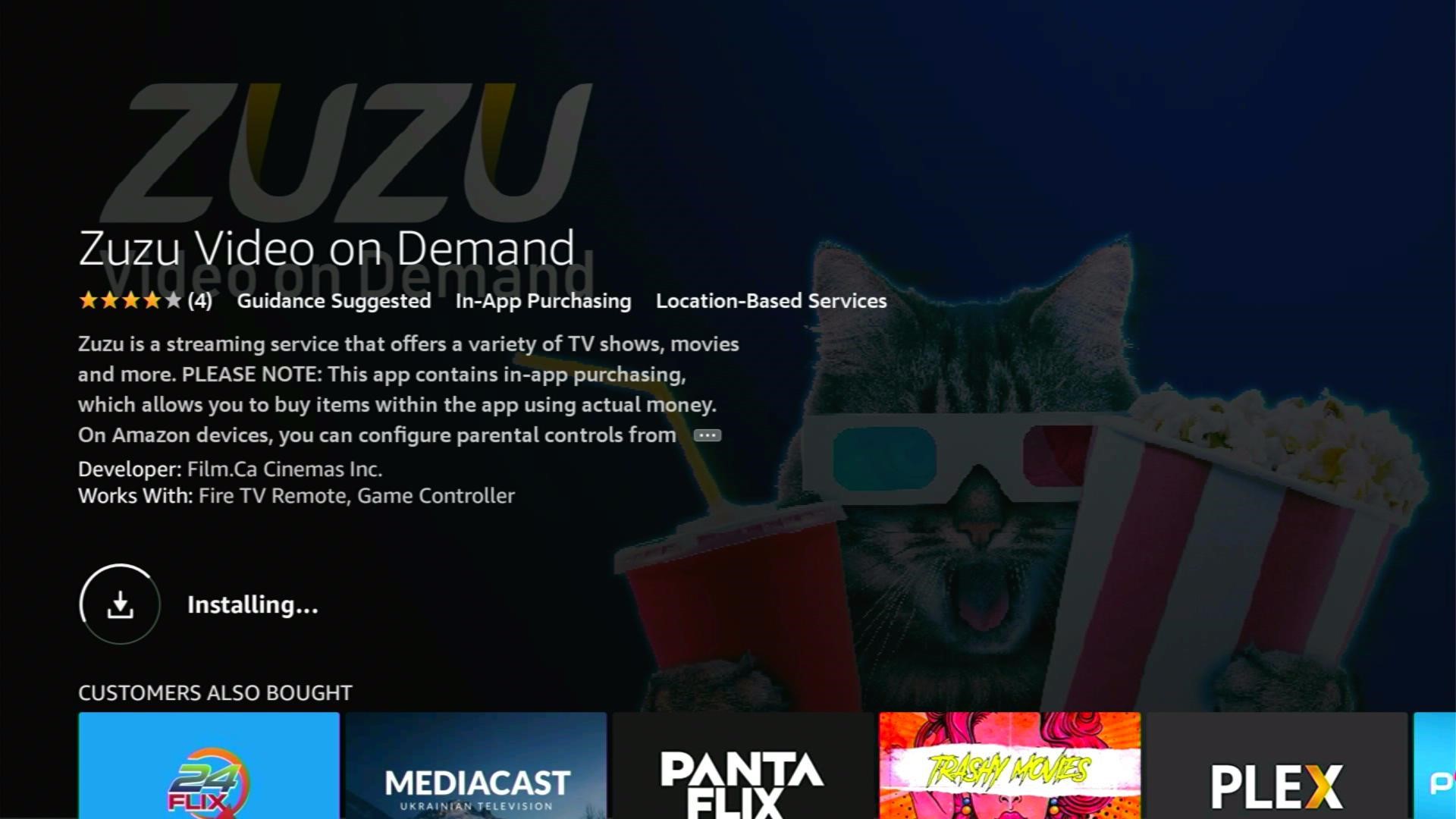 Install Zuzu Video Demand 2 