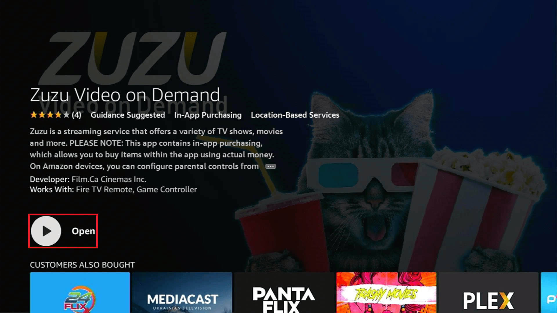 Install Zuzu Video Demand3 