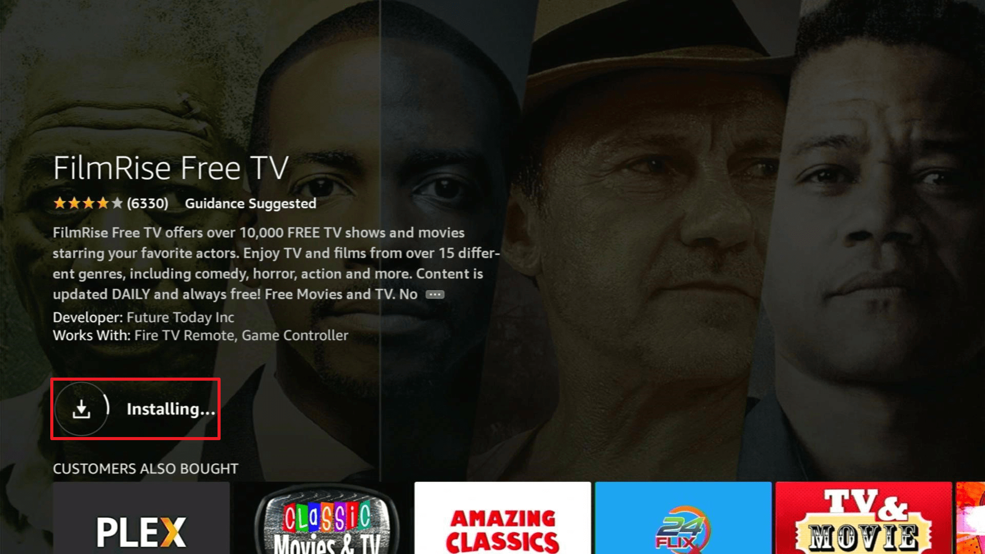 Install FilmRise Free TV 4