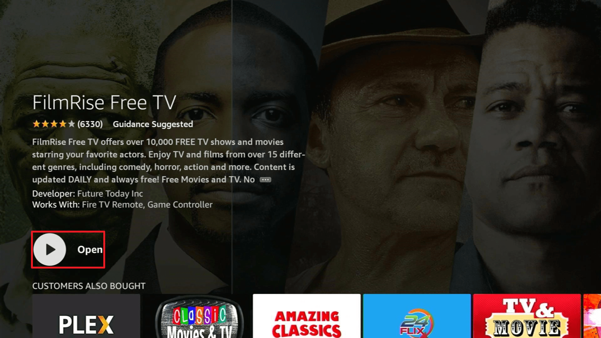 Install FilmRise Free TV 5