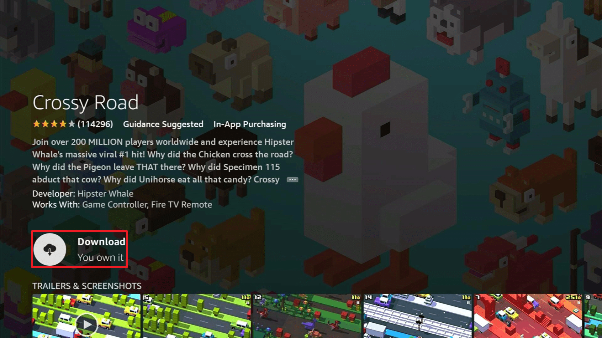 Install Crossy Road2