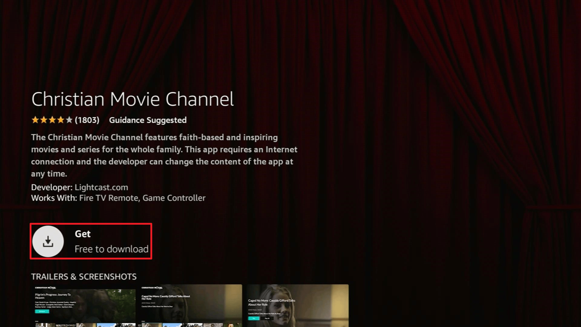 Install Christian Movie Channel 3