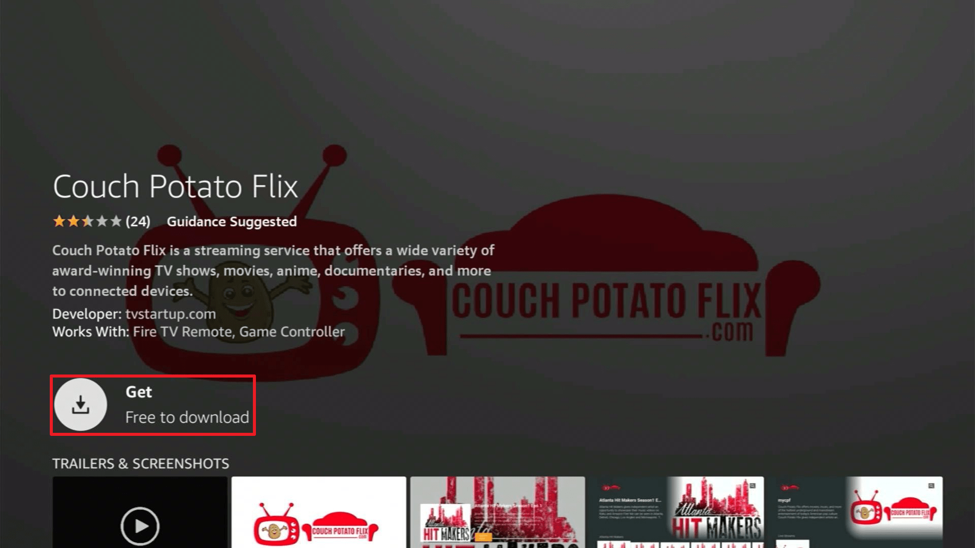 Install Couch Potato Flix2