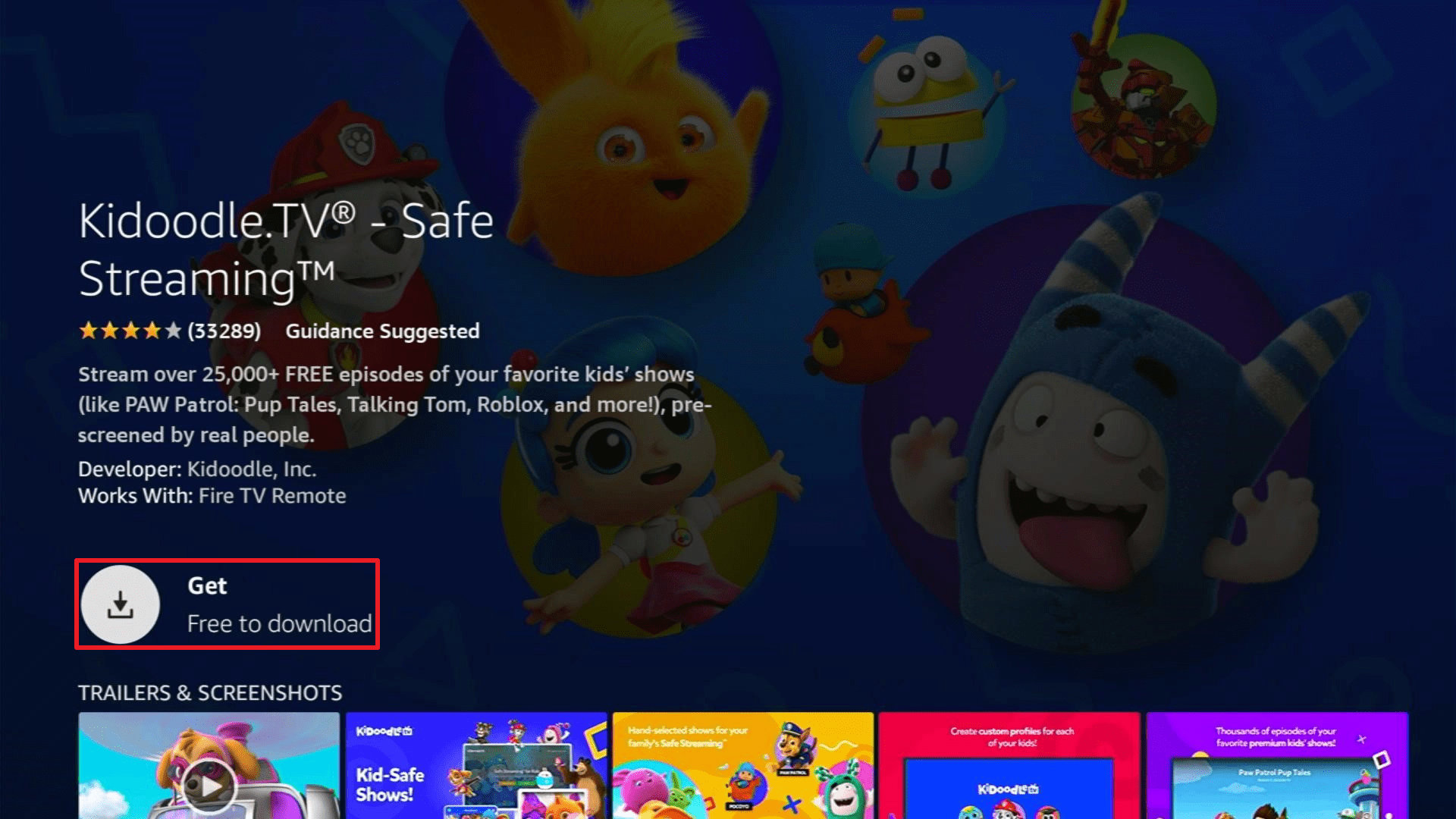 Install Kidoodle TV 2