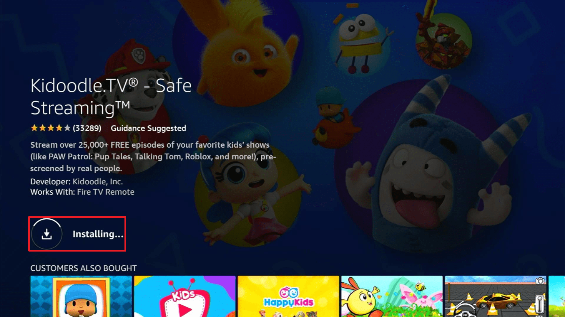 Install Kidoodle TV 3