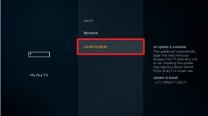 how to update firestick