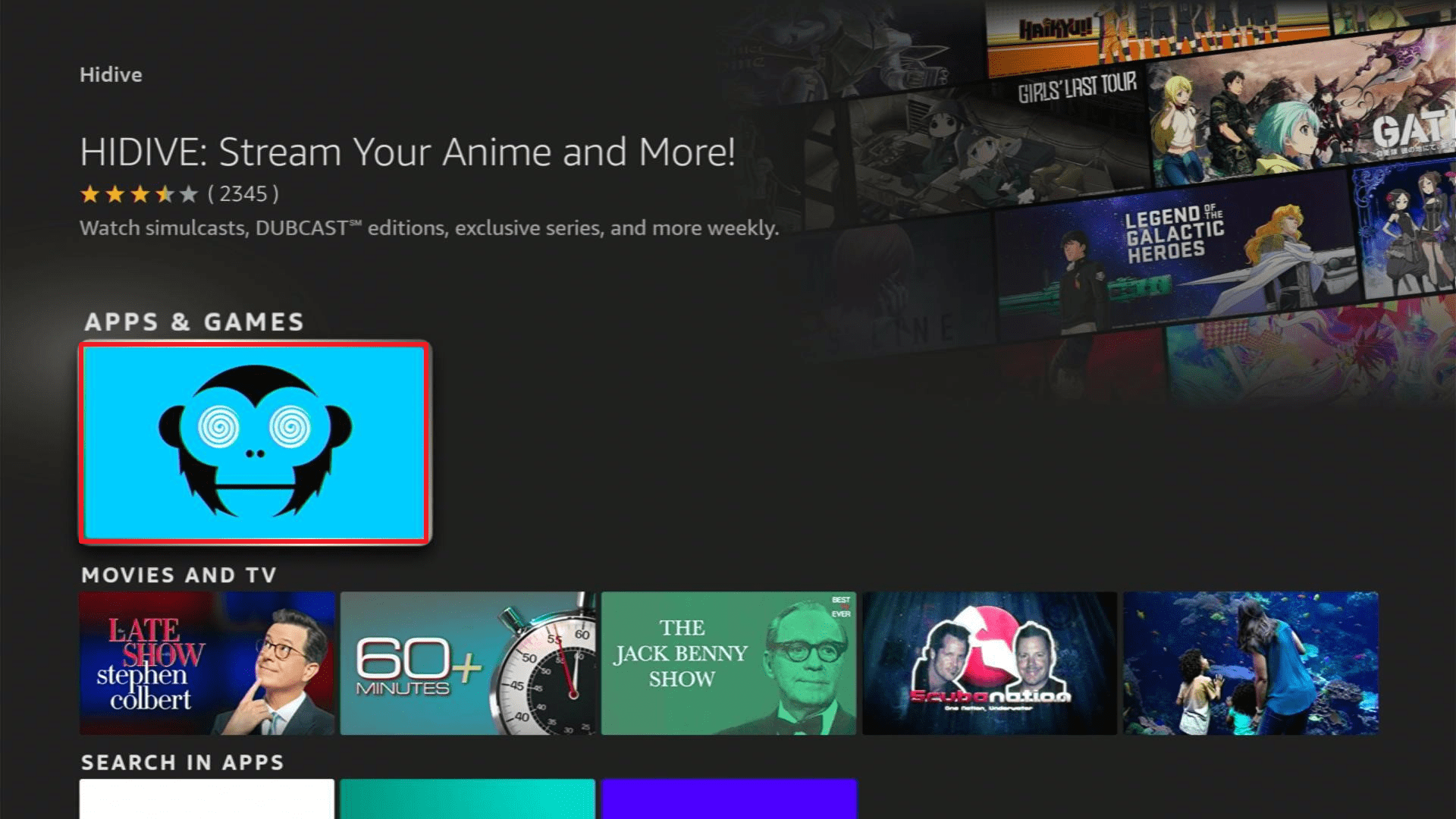 Install HIDIVE1